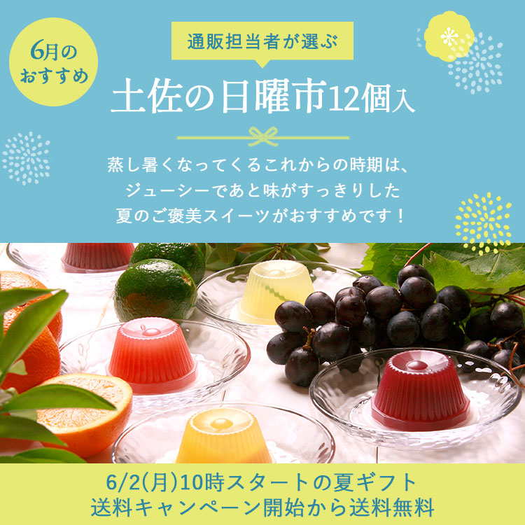 6月のおすすめ  土佐の日曜市