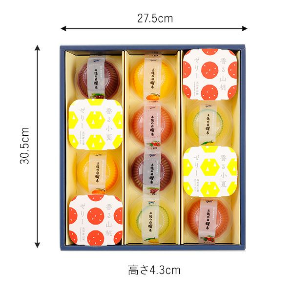 土佐の果物ゼリー 土佐の日曜市12コ入