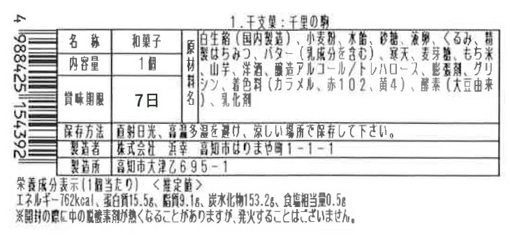 2.新年菓　干支菓